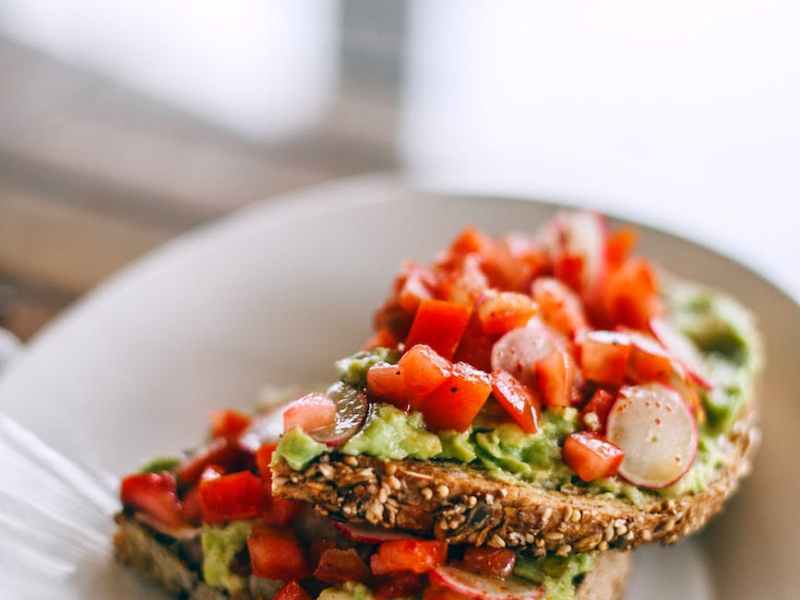 Mediterranean Avocado Bruschetta
